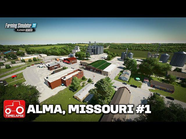 STARTING WITH NO LAND, MONEY OR EQUIPMENT FS22 Timelapse Alma, Missouri Ep 1