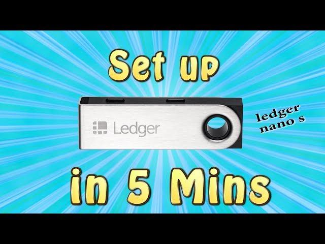 HOW TO SET-UP & USE LEDGER NANO S IN 5 MINS ! Quick Beginners Tutorial 2019