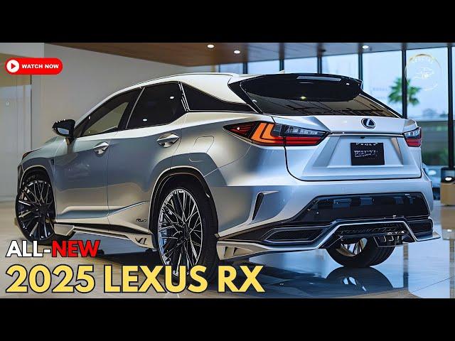 The New 2025 Lexus RX Launched - The Ultimate Luxury SUV with 7-Seat Versatility!