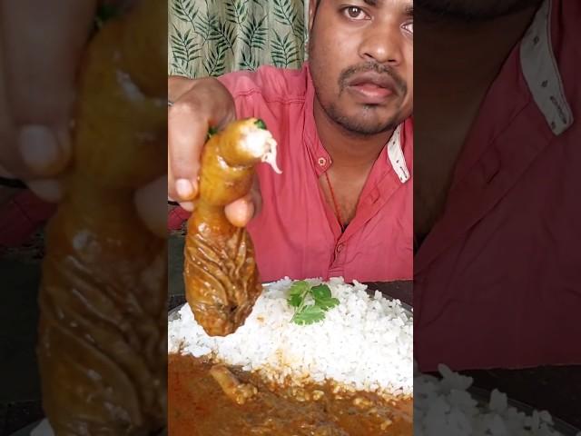 Very Testy Yummy Jharkhand Famous Mutton Chusta Eating #shortvideo#ytshorts #mukbang #asmrfood