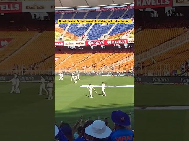Rohit Sharma Classic Looking up above the Sky Entry at Narendra Modi Stadium #shortsvideo #cricket