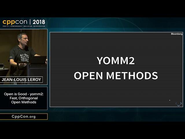 CppCon 2018: Jean-Louis Leroy “Open is Good - yomm2: Fast, Orthogonal Open Methods”