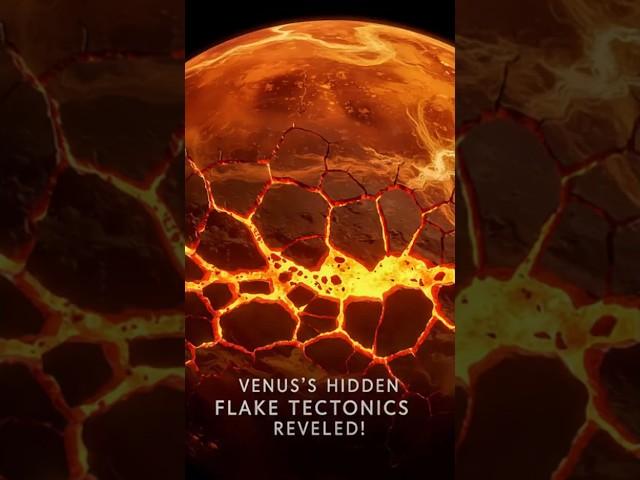 Venus’s Hidden Flake Tectonics Revealed! #venus #discovery #flake #tectonics