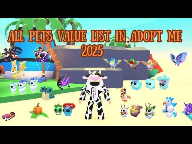 All Pets Value List in Adopt Me (2025)