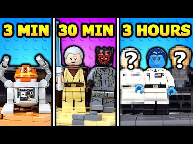 I built 3 Star Wars Rebels Scenes in LEGO in a TIME Challenge...