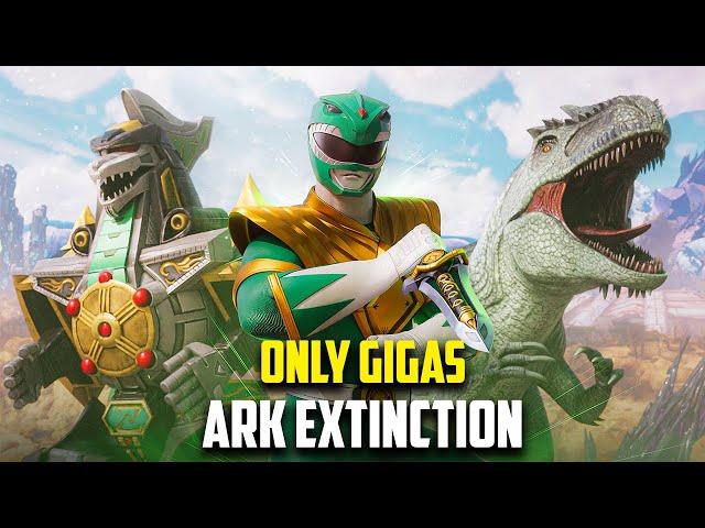 I Had 100 Days To Beat Ark Extinction With Only Gigas!