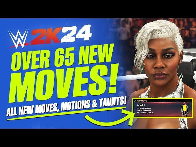 WWE 2K24: Over 65 New Moves Added! (Global Superstars DLC Pack)