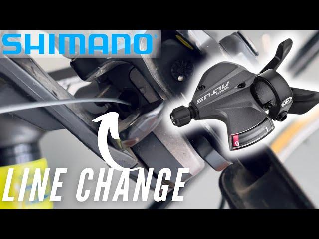 How to replace SHIMANO ALTUS SHIFT  CABLE ? SERVICE