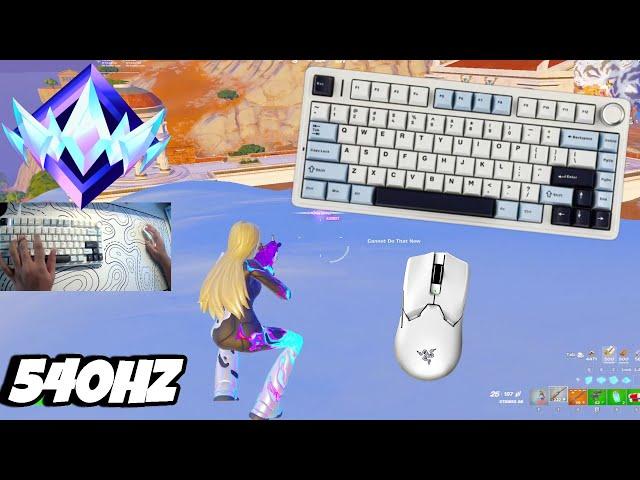 Aula F75 ASMR Unreal Ranked  Satisfying Keyboard Fortnite 540 FPS Smooth 4K