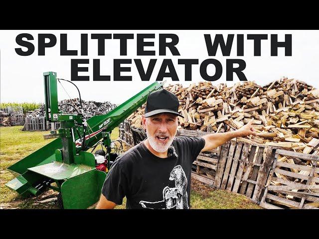 FIREWOOD SPLITTER SPLITFORCE SF 1320T WITH ELEVATOR!