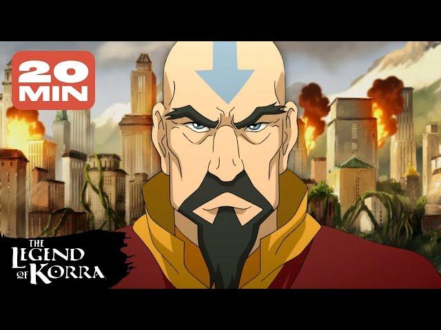 Every Tenzin Fight Scene Ever!  | The Legend of Korra