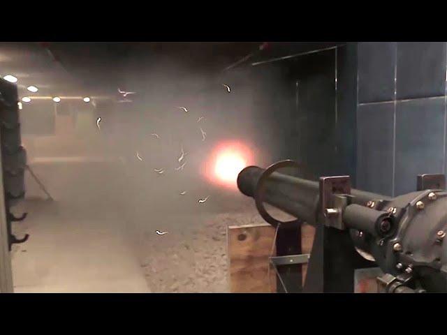 M61 Vulcan, GAU-8 Avenger (A-10’s Famous Gatling Gun) Test Fire