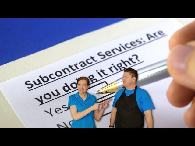 Subcontracting a Cleaning Job - Do You Tell the Customer?