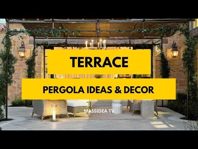 65+ Beautiful Terrace Pergola Ideas & Decor for Your House