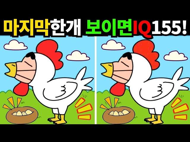 마지막 한개가 보인다면IQ155! 1개이상 찾으면 대한민국 집중력상위1%[틀린그림찾기/다른그림찾기]