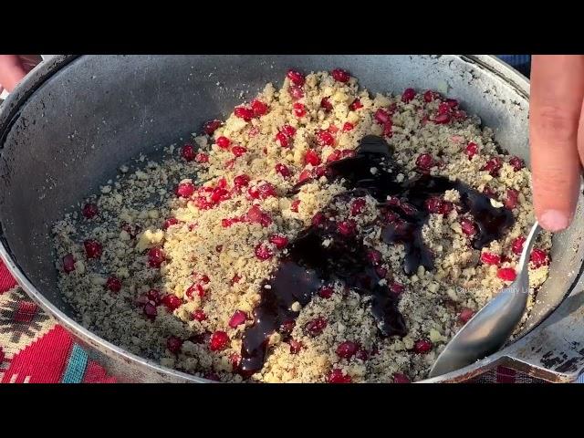 LIVING IN THE CAUCASIAN VILLAGE WITH GRANDMA IS A PRIVILEGE! BAKLAVA RECIPE! HARVESTING CHERRY