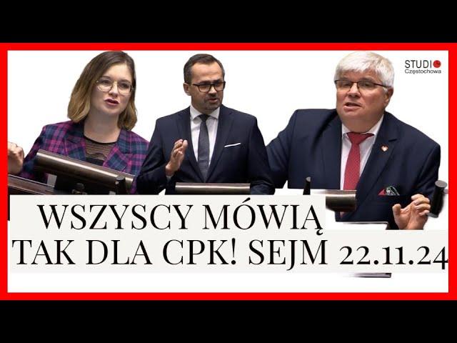 Sejm. Obywatelski projekt TAK dla CPK zebrał prawie 200 tys. podpisów!