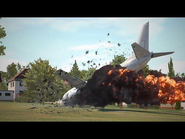 Lithuania Plane Crash, Swiftair Cargo B737, Vilnius Airport, DHL QY5960, Detailed Animation Video