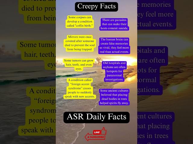 8 Facts So Creepy You’ll Regret Watching Them