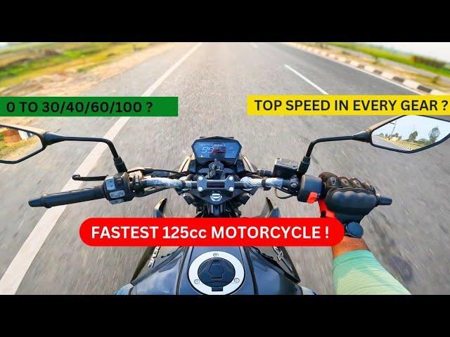 All New Hero Xtreme 125R Performance Test | Top Speed | 0 To 30/60/100 Acceleration Test !