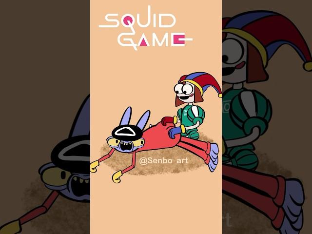 squid game and the amazing digital circus #animation #theamazingdigitalcircus