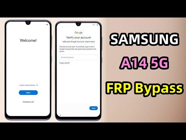 Samsung A14 5G FRP Bypass 2025 Android 13/14 | A14 FRP Unlock Google Account Lock