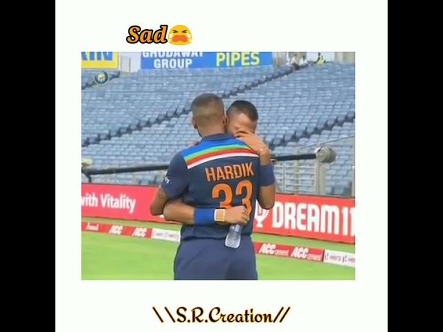 Krunal Pandya Crying after First Fifty in a debut matcha #KrunalPandya #hardikpandya