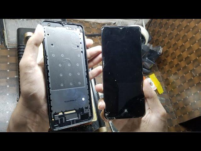 Samsung A02 Cracked Screen Replacement | Rebuild Destroyed Phone |Galaxy A02 Display Change