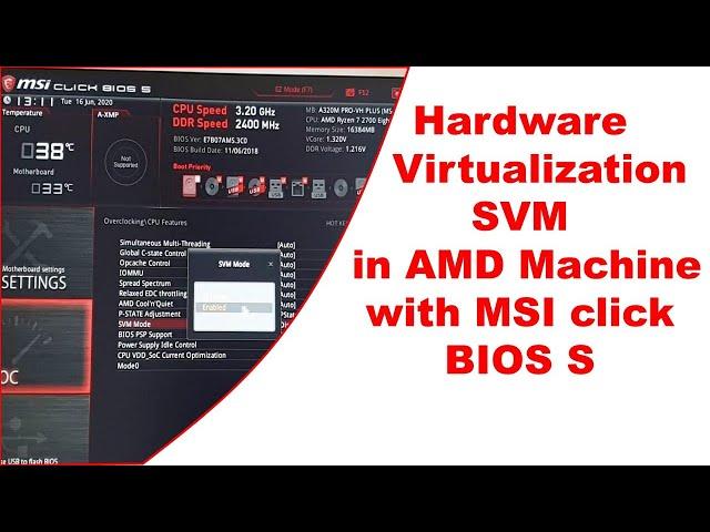 How do I enable virtualization in BIOS AMD Ryzen