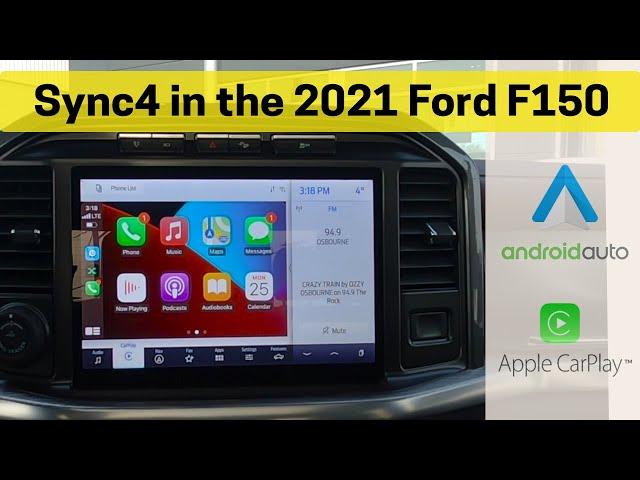 Learn all about Sync4 in the 2021 Ford F150 | Android Auto/Apple Car Play, Using Navigation and more