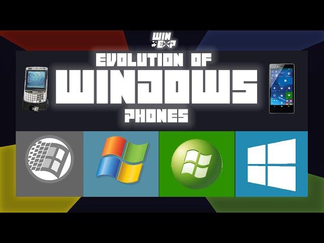 EVOLUTION OF WINDOWS PHONES (1997-2017)