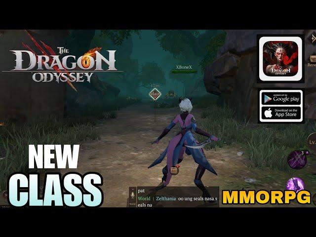 The Dragon  Odyssey Gameplay New Class  MMORPG For Android/ios 2024 ( upcoming )