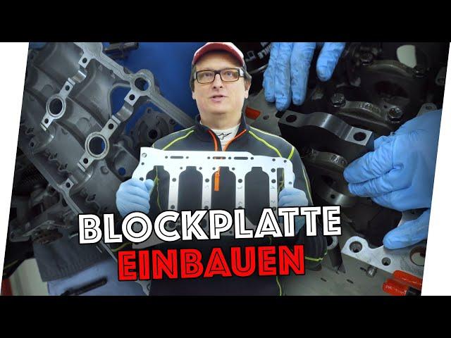 Blockplatte einbauen | BAR-TEK® Motorsport