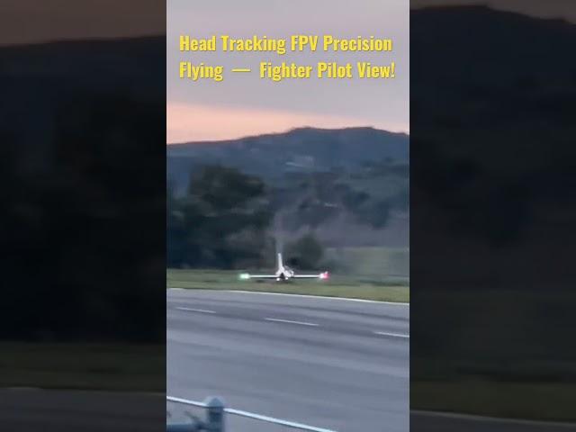 Head Tracking FPV - Fighter Pilot View - Precision Flying Fun in a RC Jet