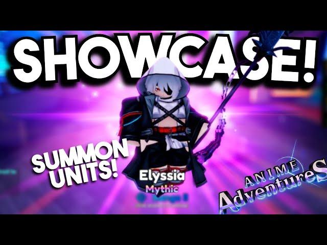 ELYSSIA LVL 100 SHOWCASE IN ANIME ADVENTURE UPDATE 20!