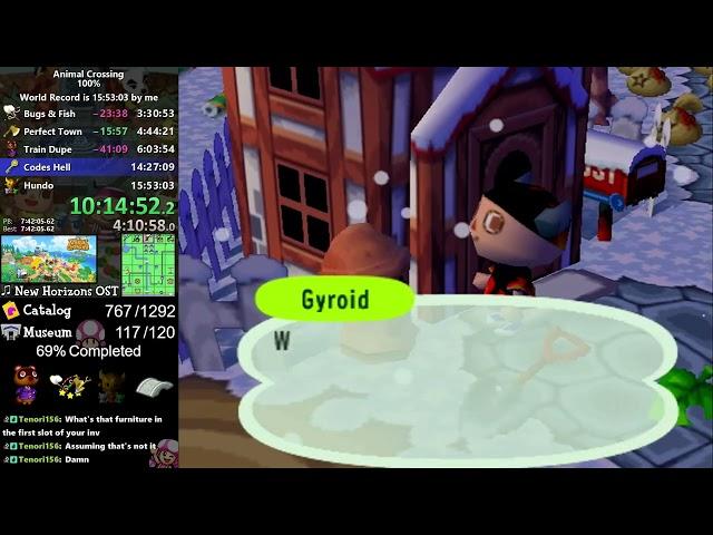Animal Crossing 100% Speedrun in 15:11:10 (2/2) [WR]