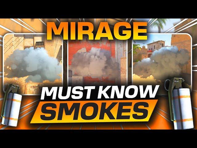 EVERY Smoke You MUST KNOW on Mirage in CS2