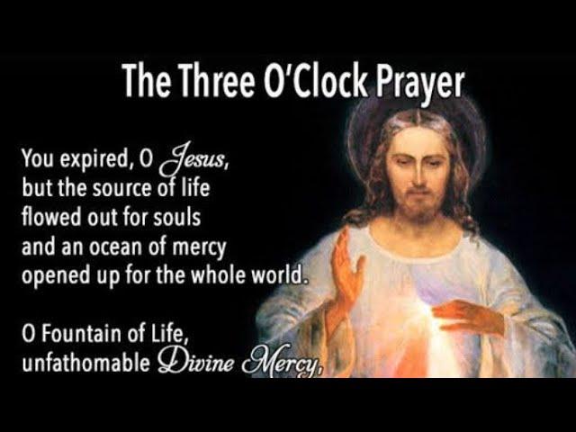 Pray Chaplet of Divine Mercy, 10/14/24