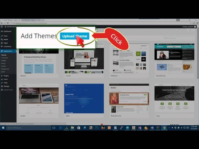 How to install WordPress theme via WordPress dashboard