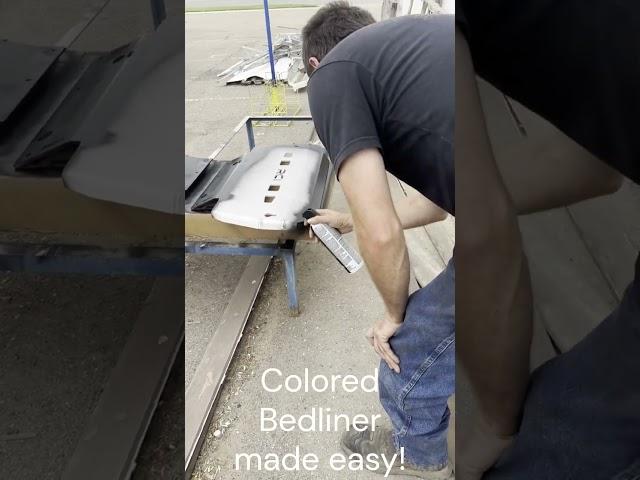 Colored Bedliner done easy