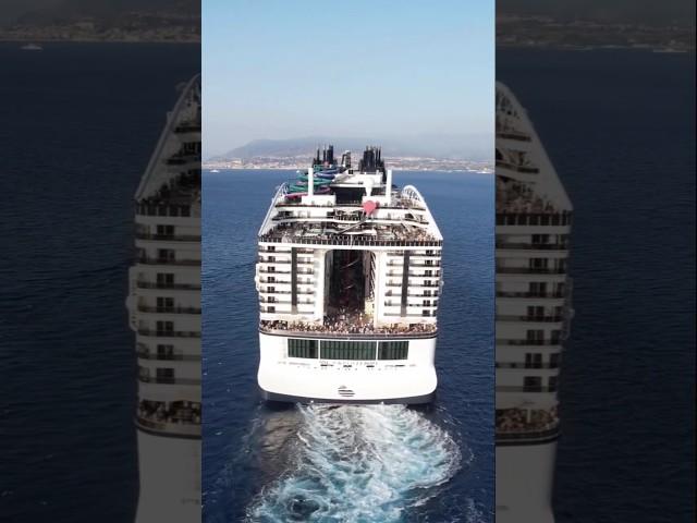 Big and very beautiful  MSC World Europa#cruiseship #shortvideo