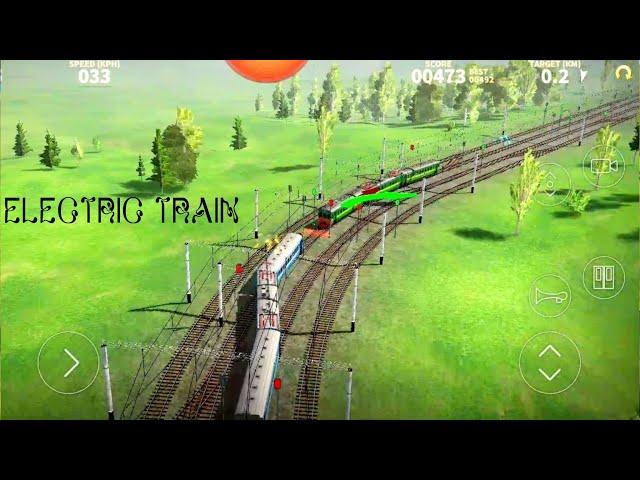 Electric Trains | Train Simulation Game | Train Driving Gameplay