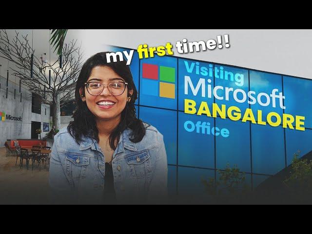 My First Tech Event experience at Microsoft | Software Engineer Vlog Anshika Gupta