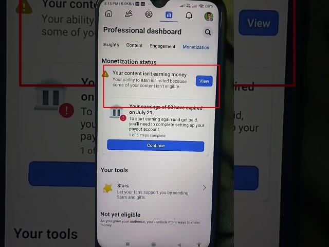 Your content isn't earning money ! Facebook your content is not earning !facebook monetization issue