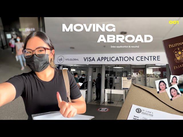 a fresh start: visa application & results | moving abroad ep.1