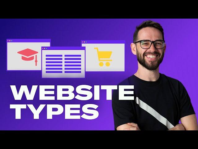 5 Website Types & How To Design Them | Free Web Design Course | Episode 16