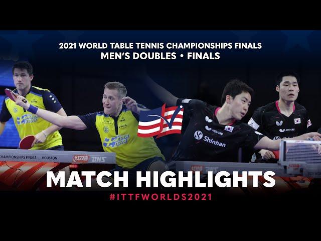 Falck M./Karlsson K. vs Jang W./Lim J. | 2021 World Table Tennis Championships Finals | MD | F