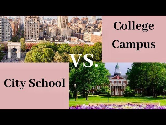 City School vs.  Traditional College Campus | NYU + Elon | Audrey Trullinger