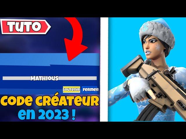 Tuto FR| Voici COMMENT AVOIR UN CODE CRÉATEUR sur Fortnite en 2024 !