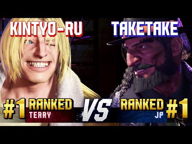 SF6 ▰ KINTYO-RU (#1 Ranked Terry) vs TAKETAKE-PIANO (#1 Ranked JP) ▰ High Level Gameplay